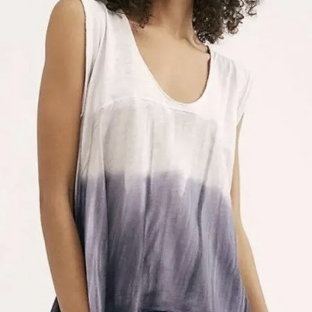 Free People We The Paradise Lilac Fog Combo Sleeveless Top